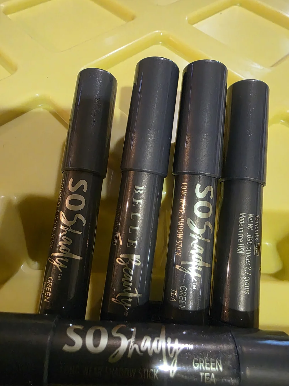 Belle Beauty SOS Beauty Tea Green Eyeliner 5 Set Tea Green Cream Sticks